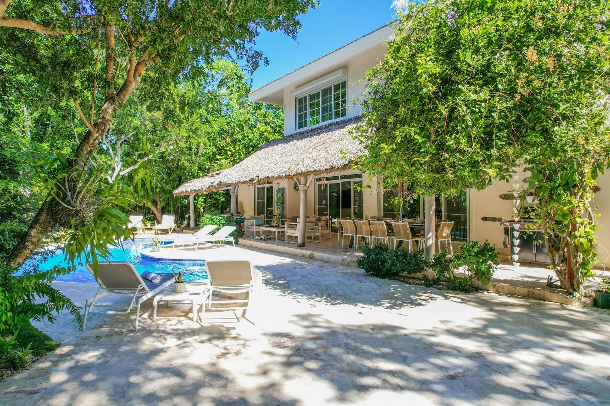 Villa 5-bedroom Pool For Up To 10 People In Puntacana & Club