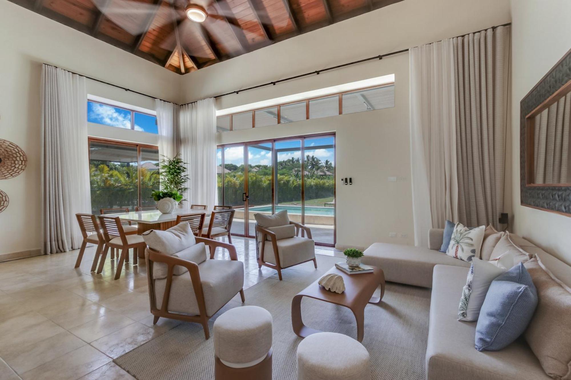 Luxury Cap Cana With 3 Bedrooms, Plunge Pool, Maid, And Golf Course Access Villa
