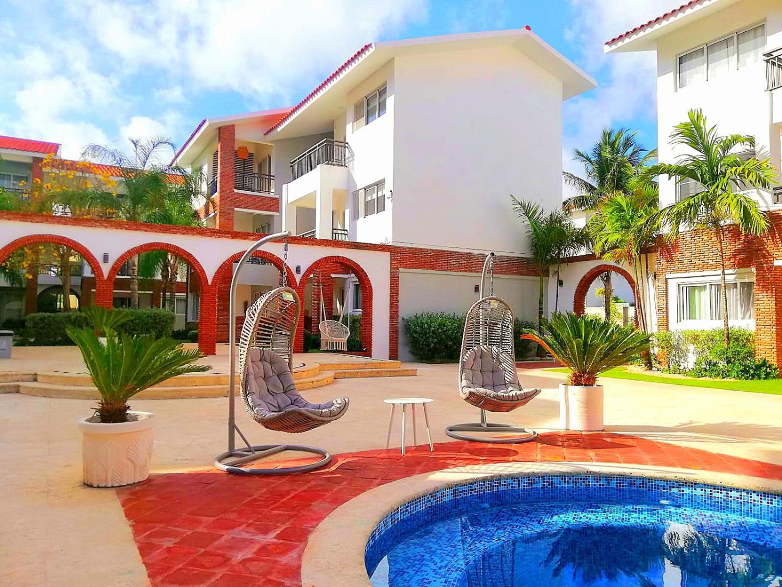 Caribbean Rainbow With Pool - Beach, Bars & Services Close By Apartamento Punta Cana