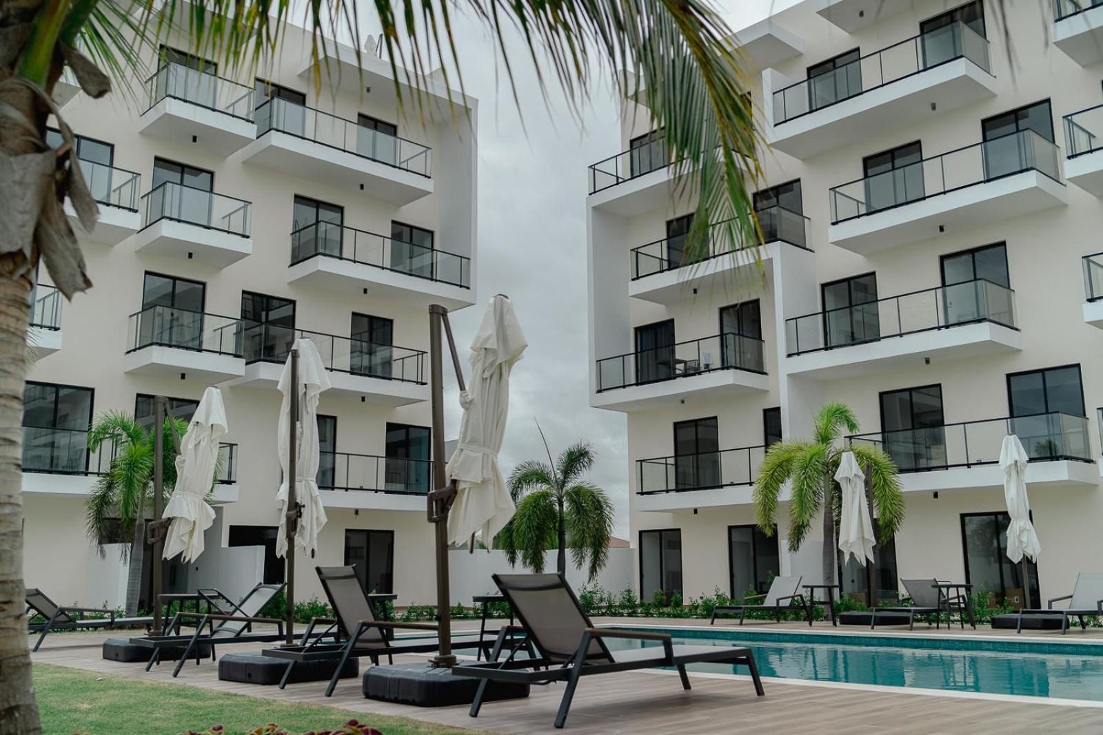 C-102 1br Private Pool, Down Town Apartamento *