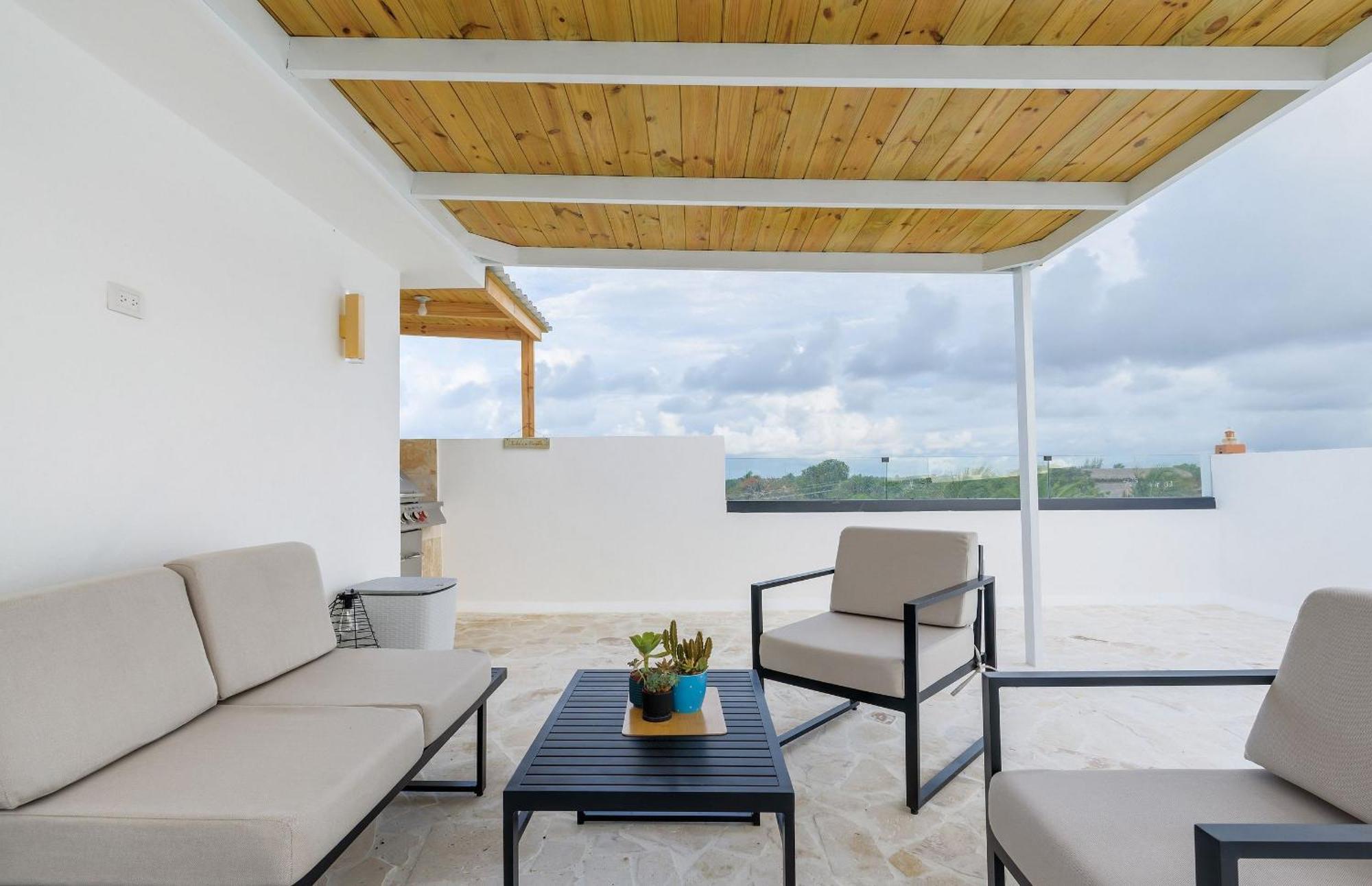 Penthouse Con Picuzzi Privado Y Barbacoa En Bavaro * Punta Cana