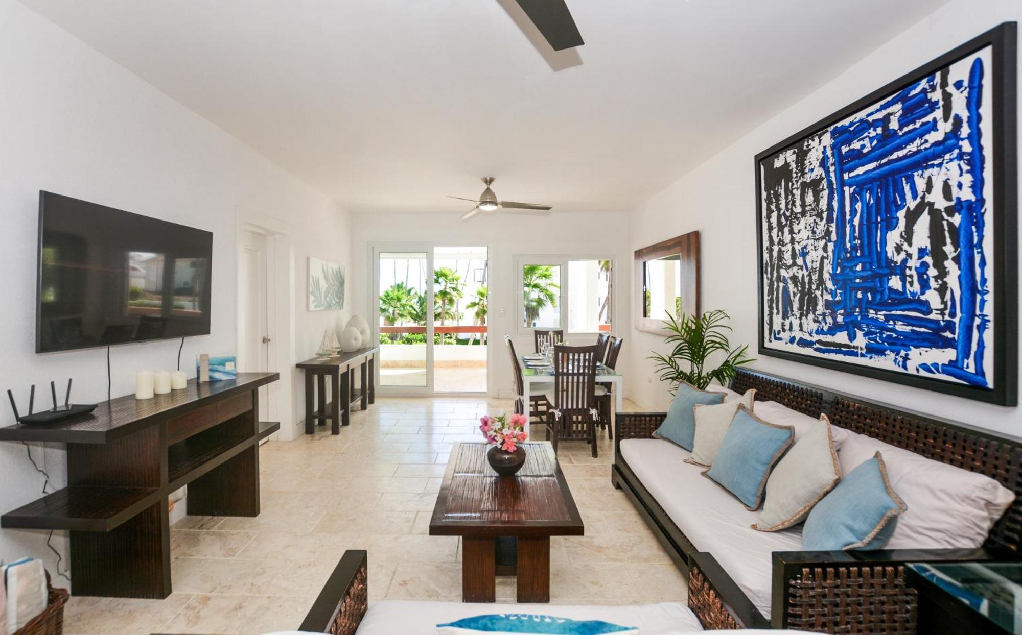 Apartment Stanza Mare 1 Bedroom 2br,3br On The Punta Cana