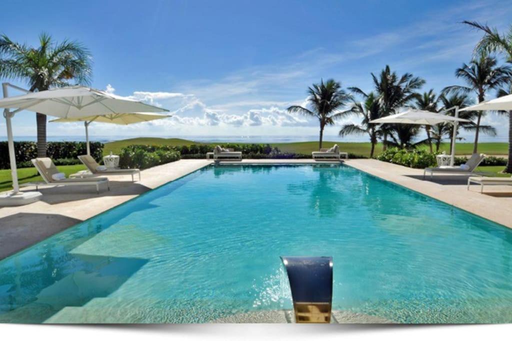 Luxury 9-bedroom Ocean And Golf Front Mansion With Full Service Staff In Exclusive * Punta Cana