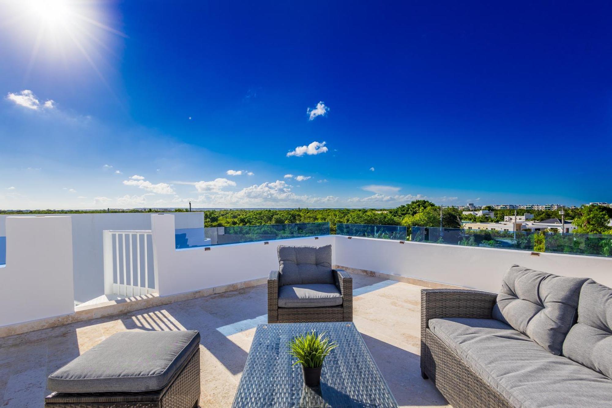 Villa Relaxing 3-bedroom With Pool & Rooftop Jacuzzi In A Secluded Setting Punta Cana