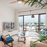 Apartamento Con Piscina, Gym Y Acceso A Playa