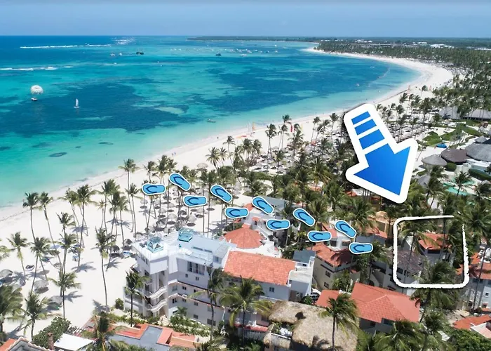 Deluxe Villa 6 Guests Garden View Bavaro Beach Wifi Bbq - Beach Club Access
