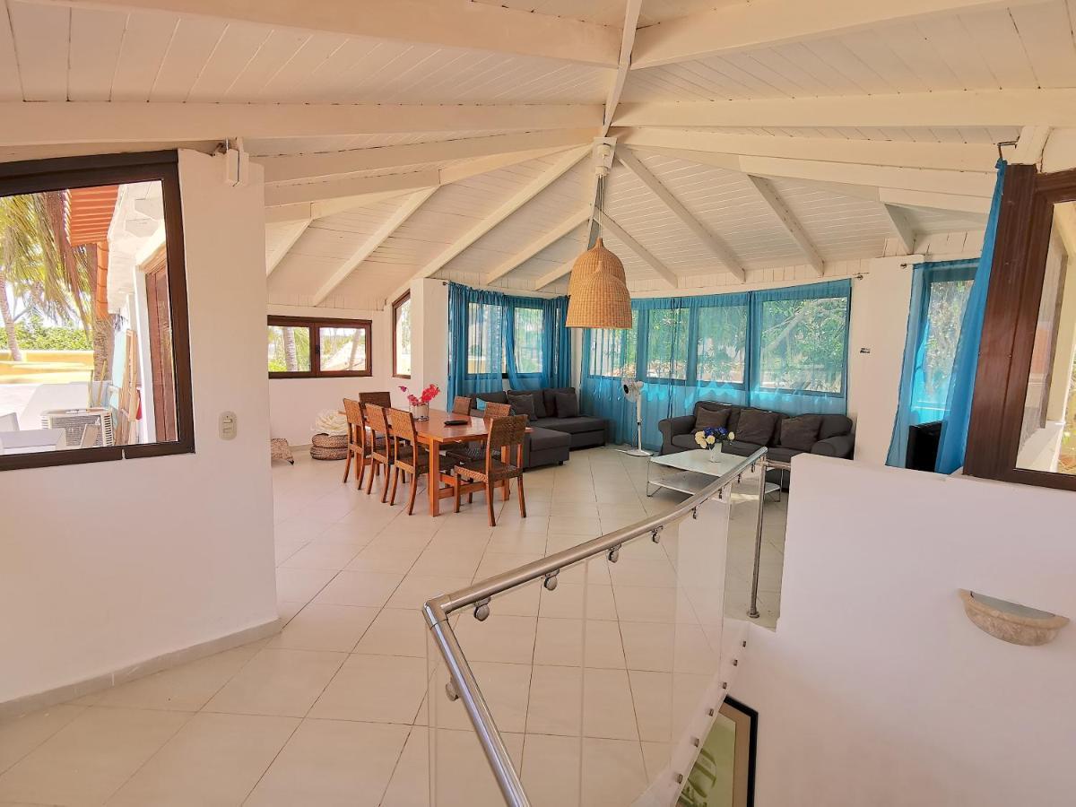 Villa Increíble Casa Con Terraza Con Vistas Al Mar En Primera Línea De Playa Cocina Wifi Bbq Tv Toallas Playa Punta Cana