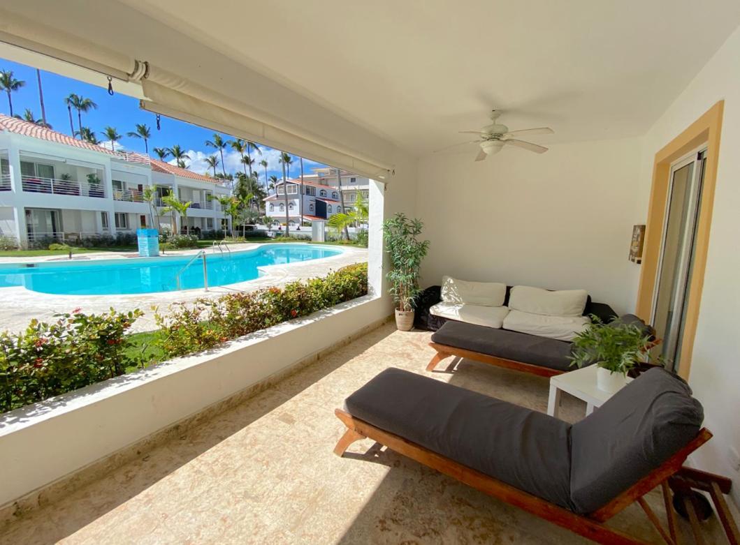 Apartamento Blue Ocean Beachfront Villas & - Wifi, Pool, Bbq, Playa Corales