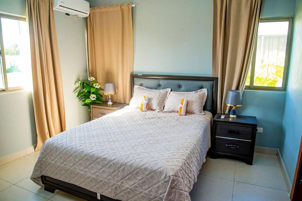 Beautiful Village 3 Bedrooms Furnished Pool Residencial Velero * Punta Cana