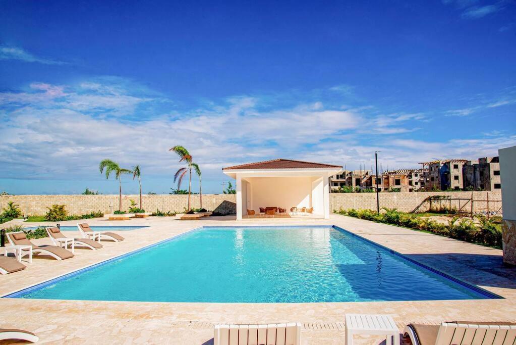 Beautiful Village 3 Bedrooms Furnished Pool Residencial Velero Villa Punta Cana