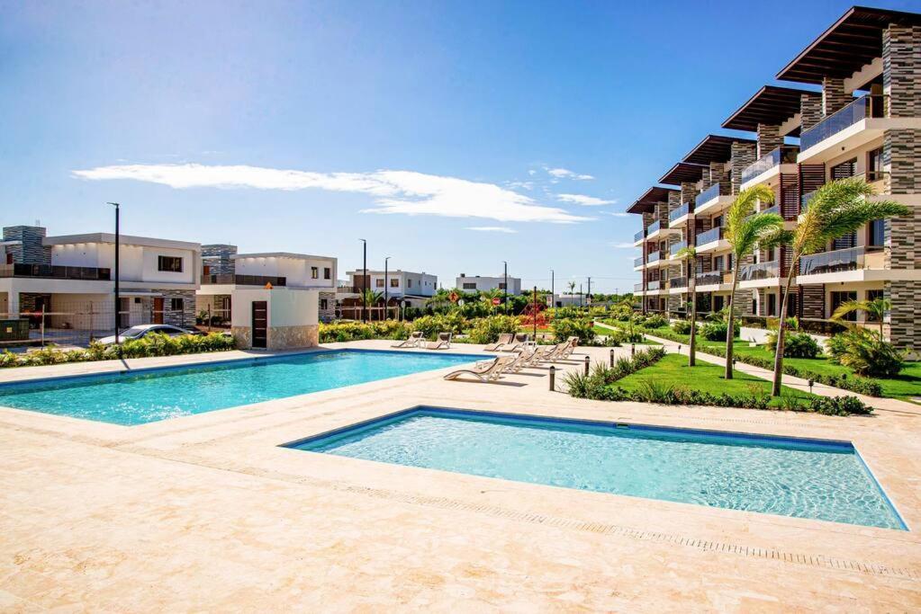 Beautiful Village 3 Bedrooms Furnished Pool Residencial Velero Villa Punta Cana