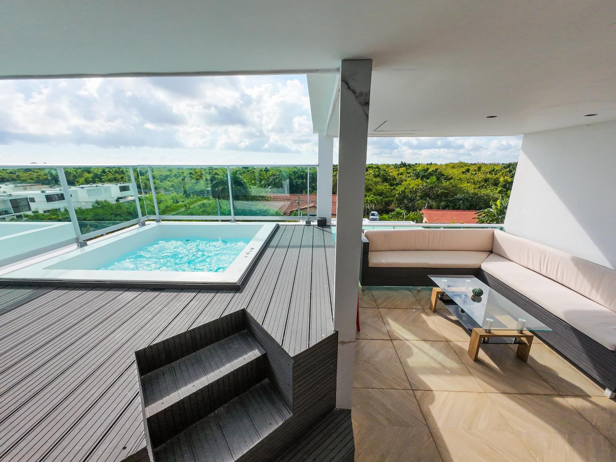 Penthouse & Jacuzzi Apartamento Punta Cana