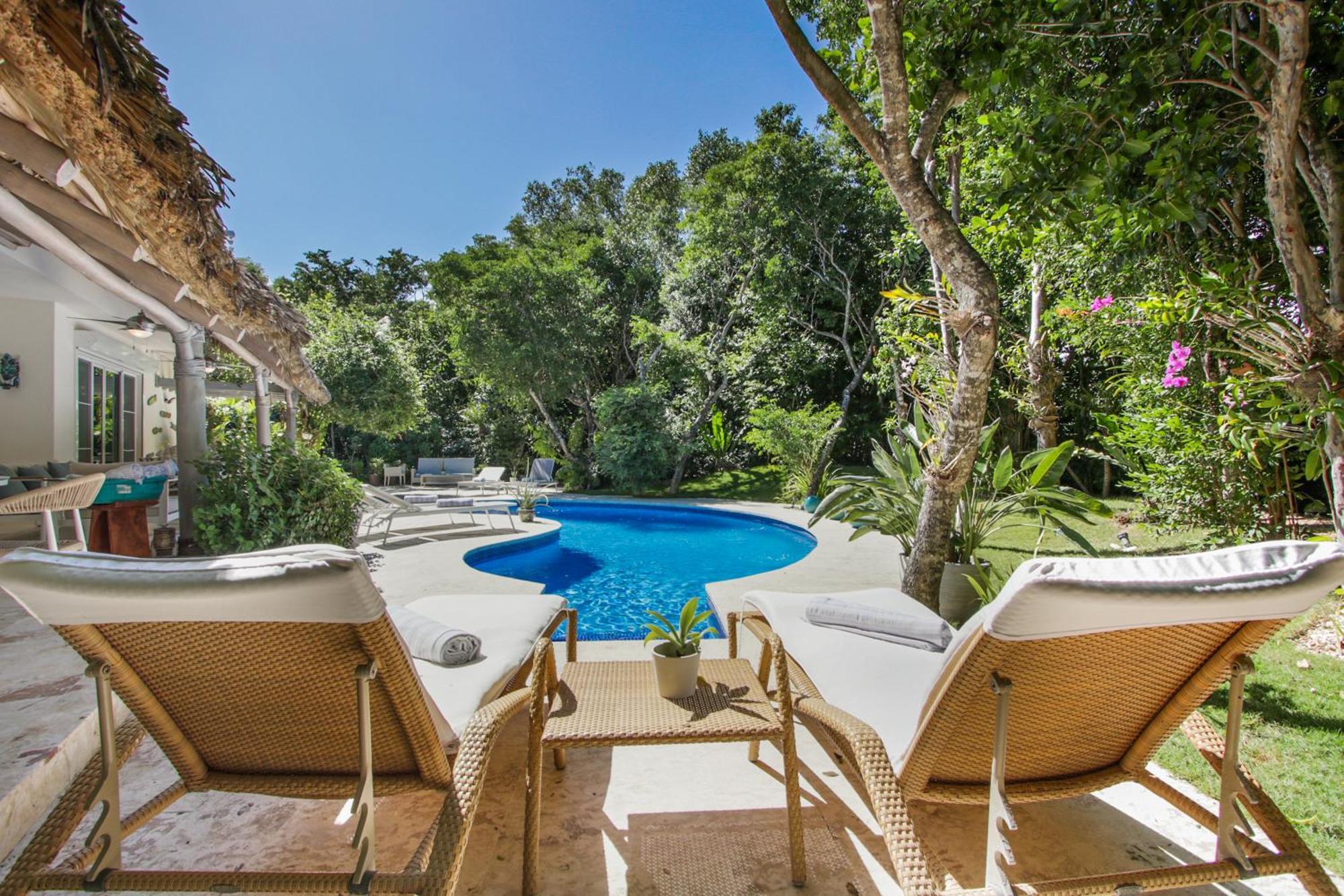Villa 5-bedroom Pool For Up To 10 People In Puntacana & Club *
