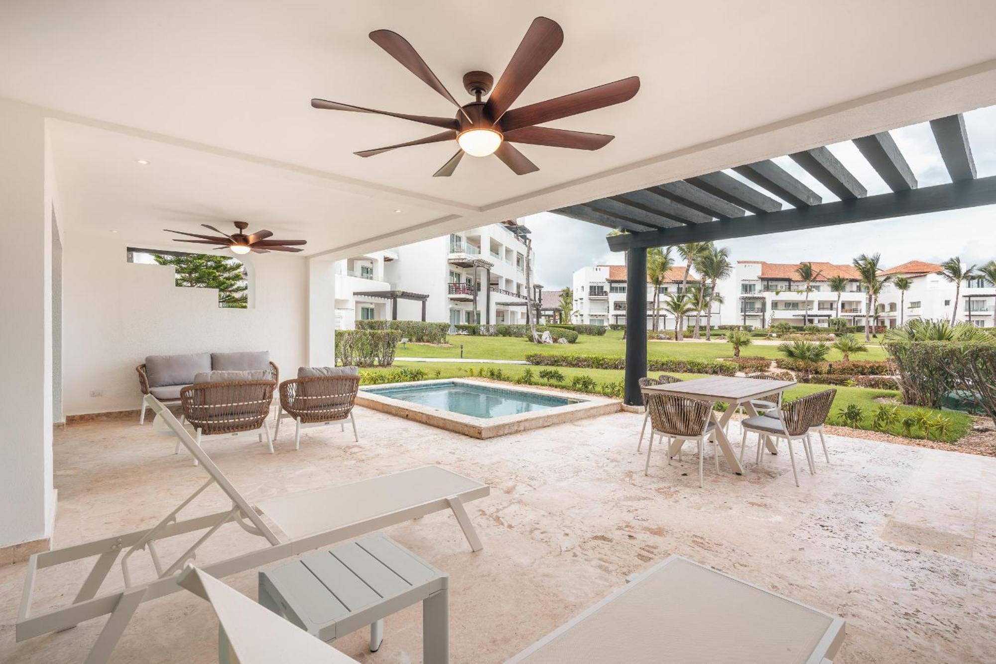 Apartamento With Picuzzi In Cap Cana At Punta Palmera Ba5 *
