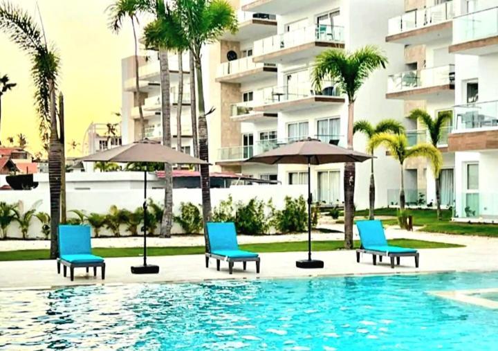 Un Paraiso Con Vista Al Mar Y Piscina Apartamento Punta Cana