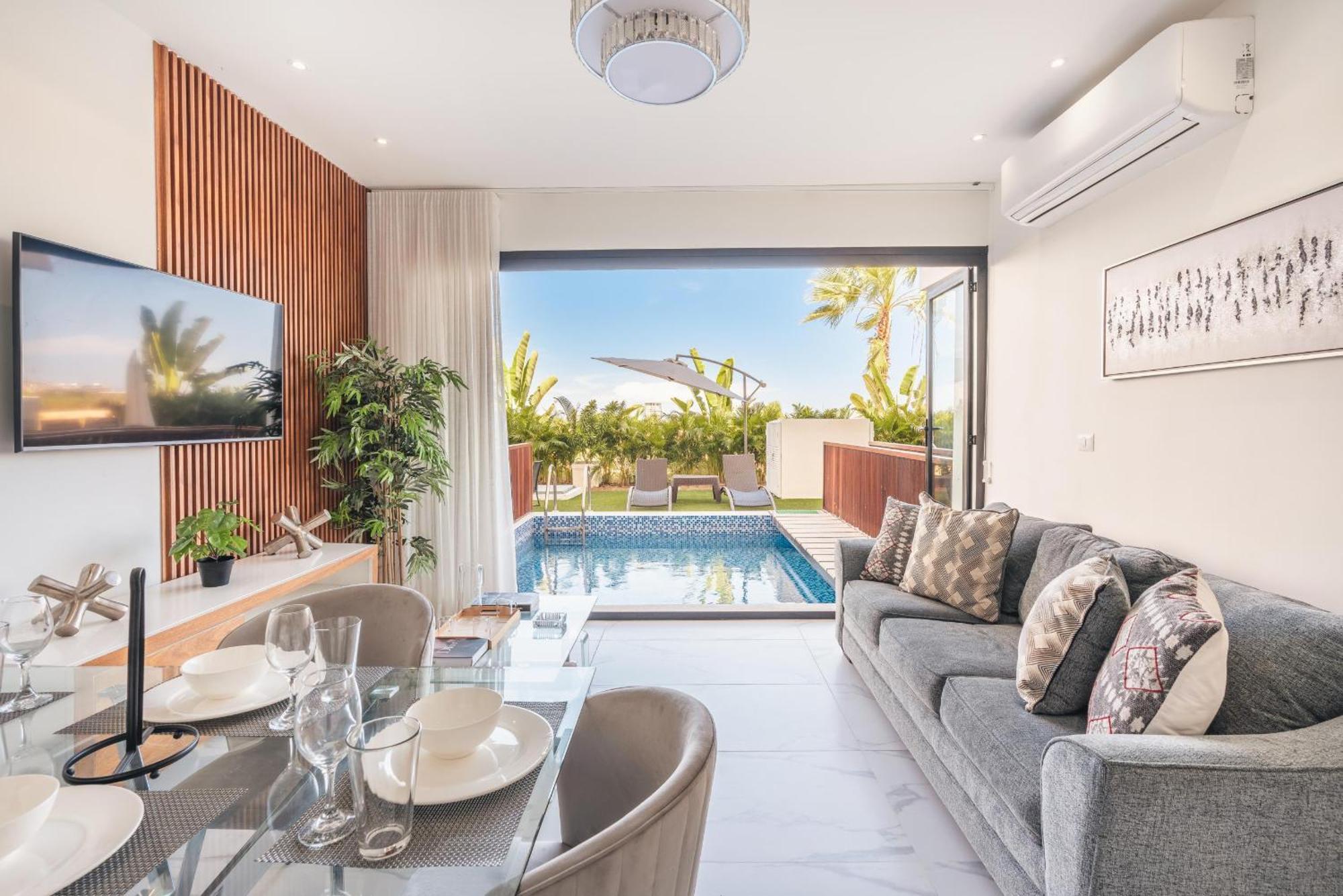 With Private Pool With 2br In Cap Cana Ptf Apartamento