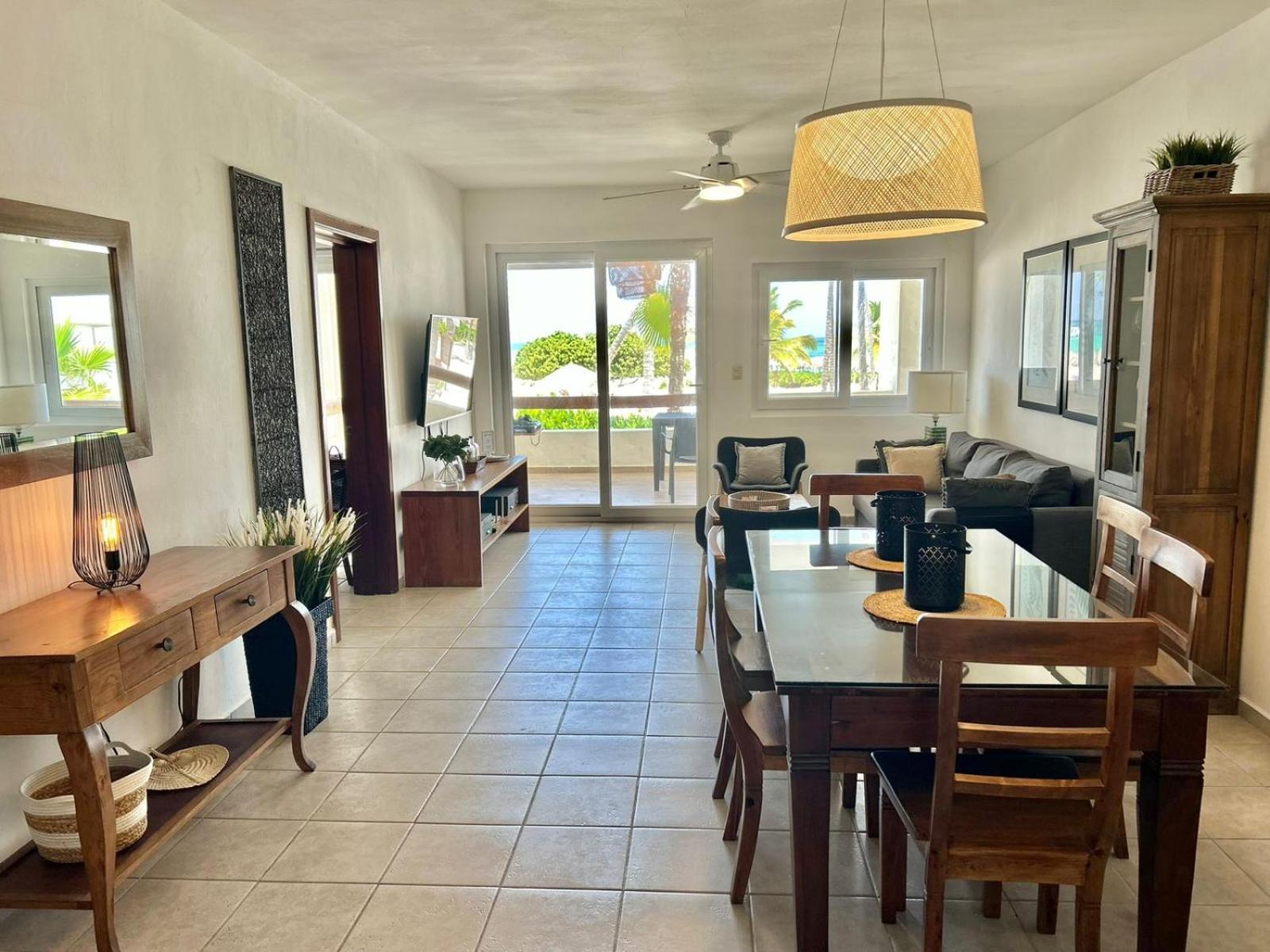 Apartamento Stanza Mare B-201, Front Bavaro,,best View, Fully Equipped, Private Beach, 3-r 3-b, Bavaro, *
