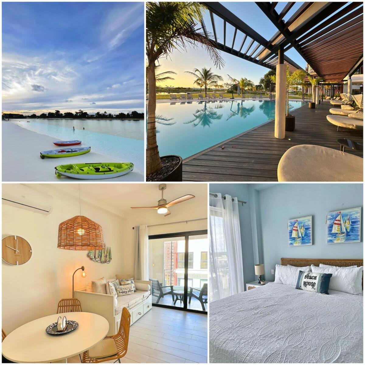 Tropical King Bed Artificial And Golf Course Apartamento